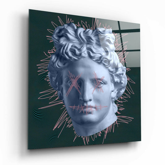 Sculpture Glass Wall Art.