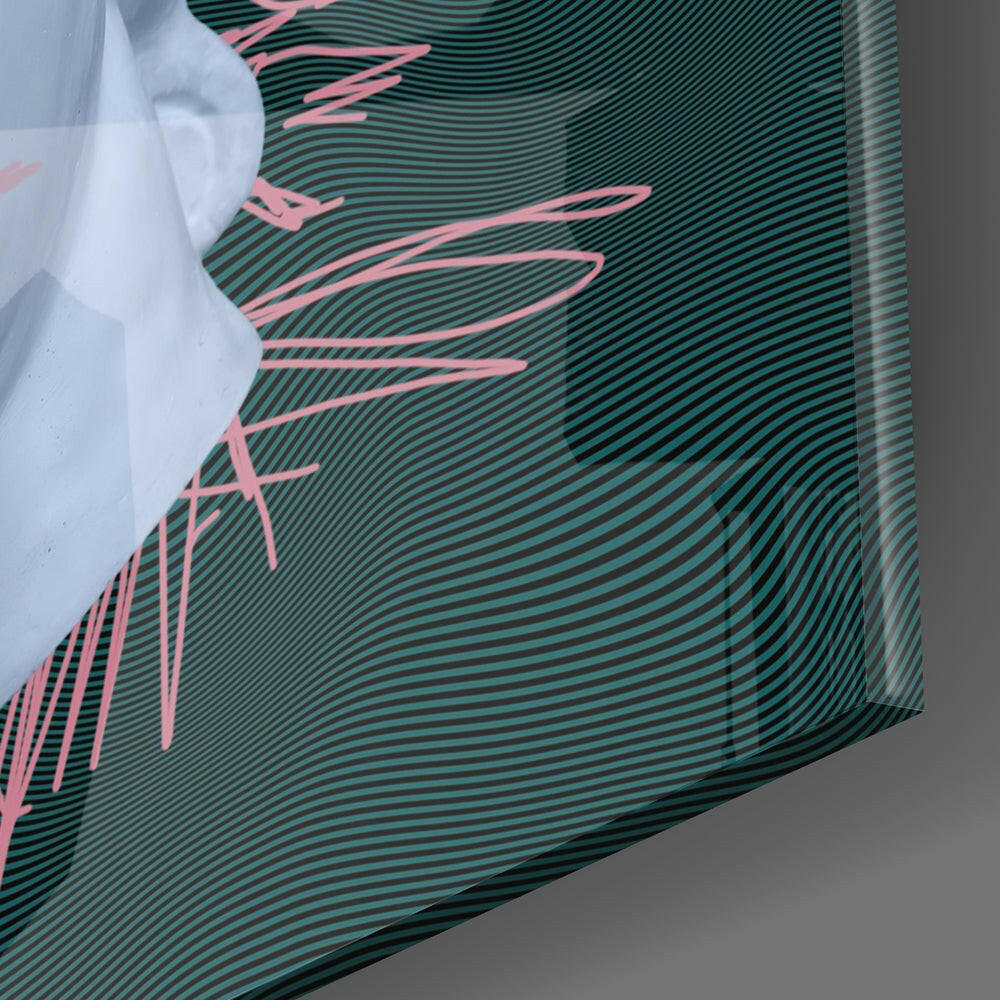 Sculpture Glass Wall Art.