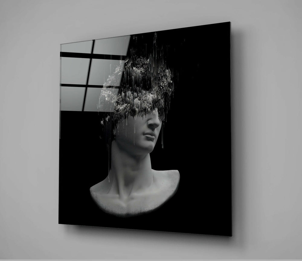 Sculpture Glass Wall Art.