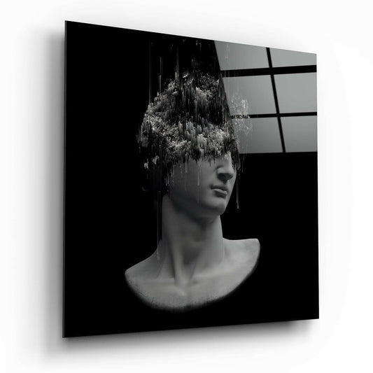 Sculpture Glass Wall Art.