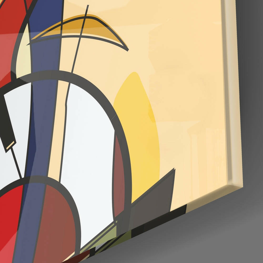 Alfred Gockel Wild Party Glass Wall Art.