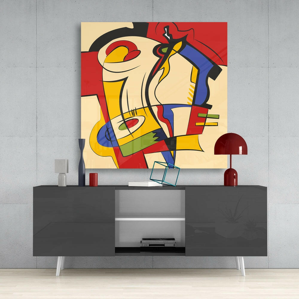 Alfred Gockel Glass Wall Art.