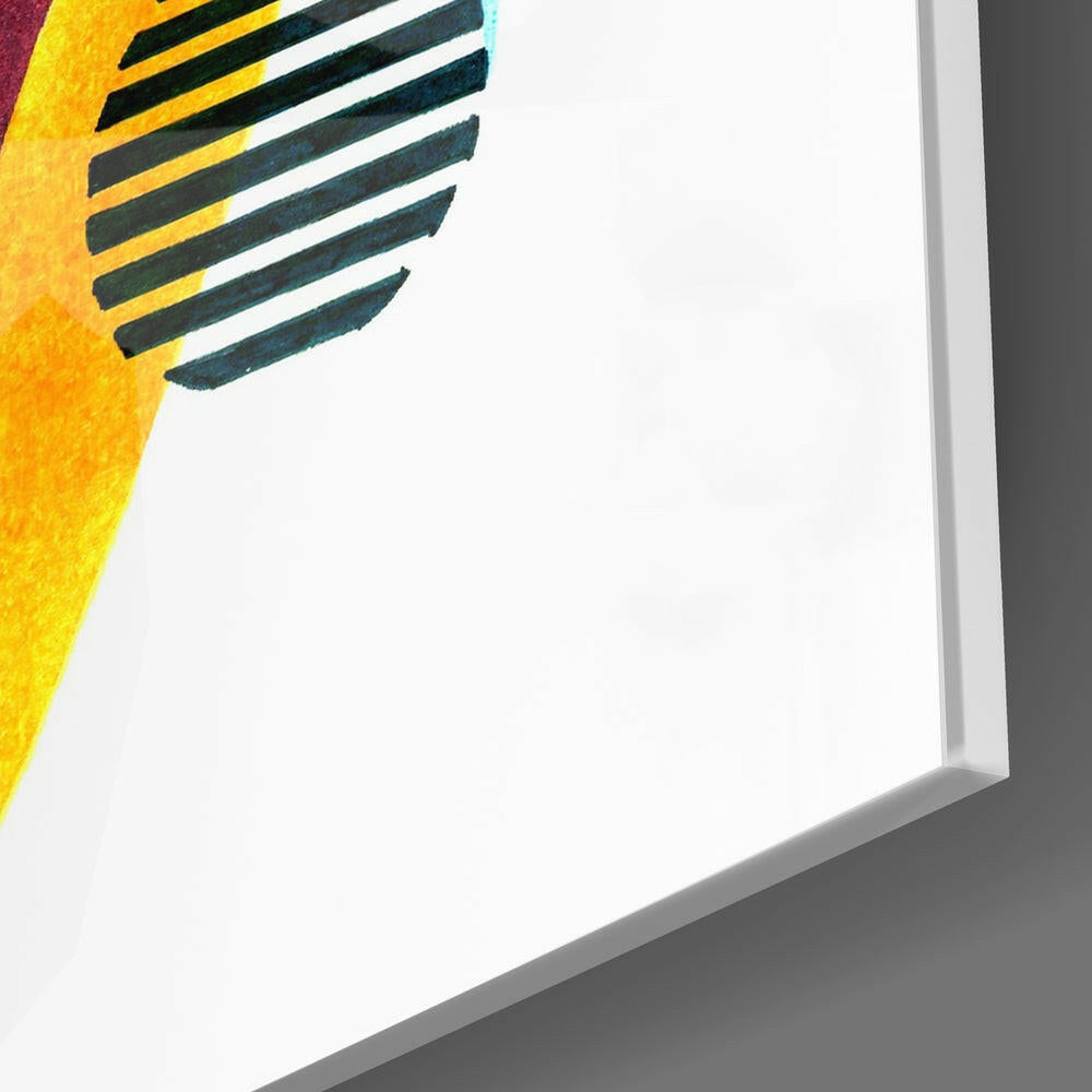 Abstract Glass Wall Art.