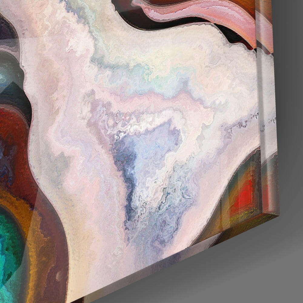 Meditation Glass Wall Art.