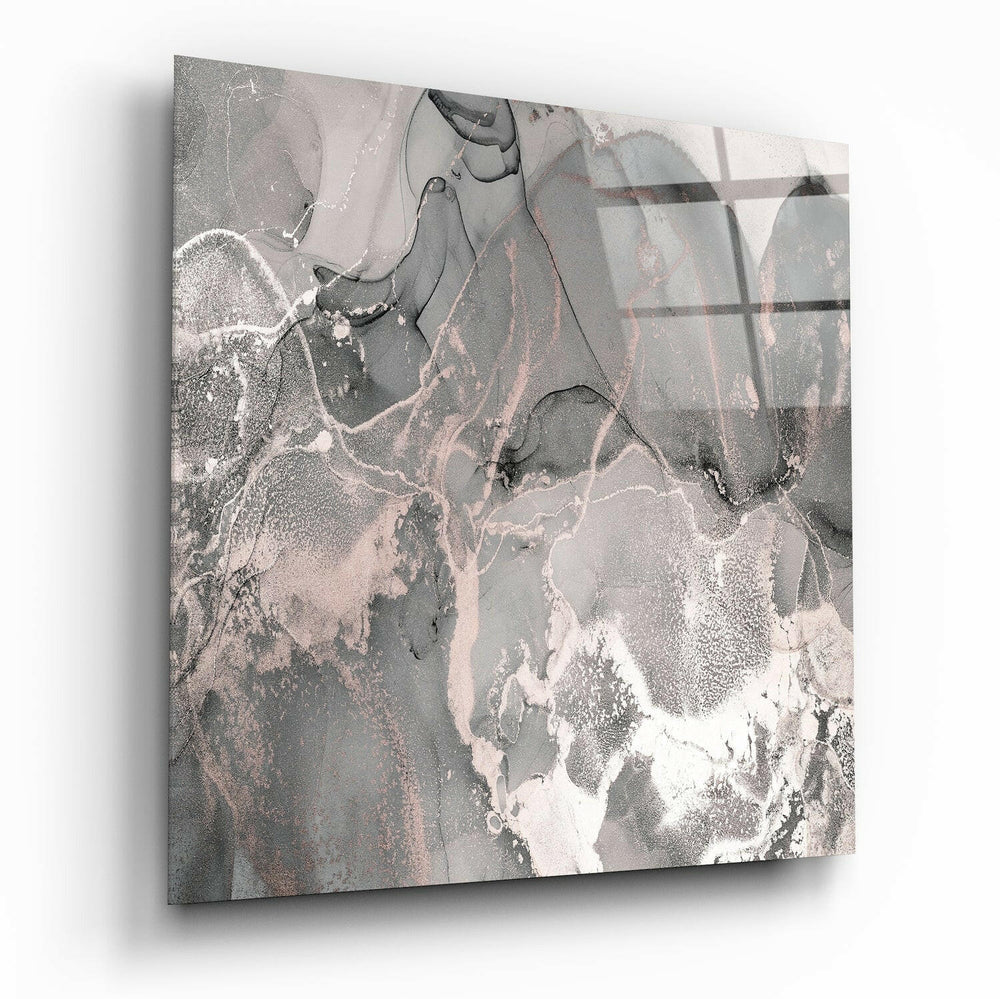 Abstract Glass Wall Art.