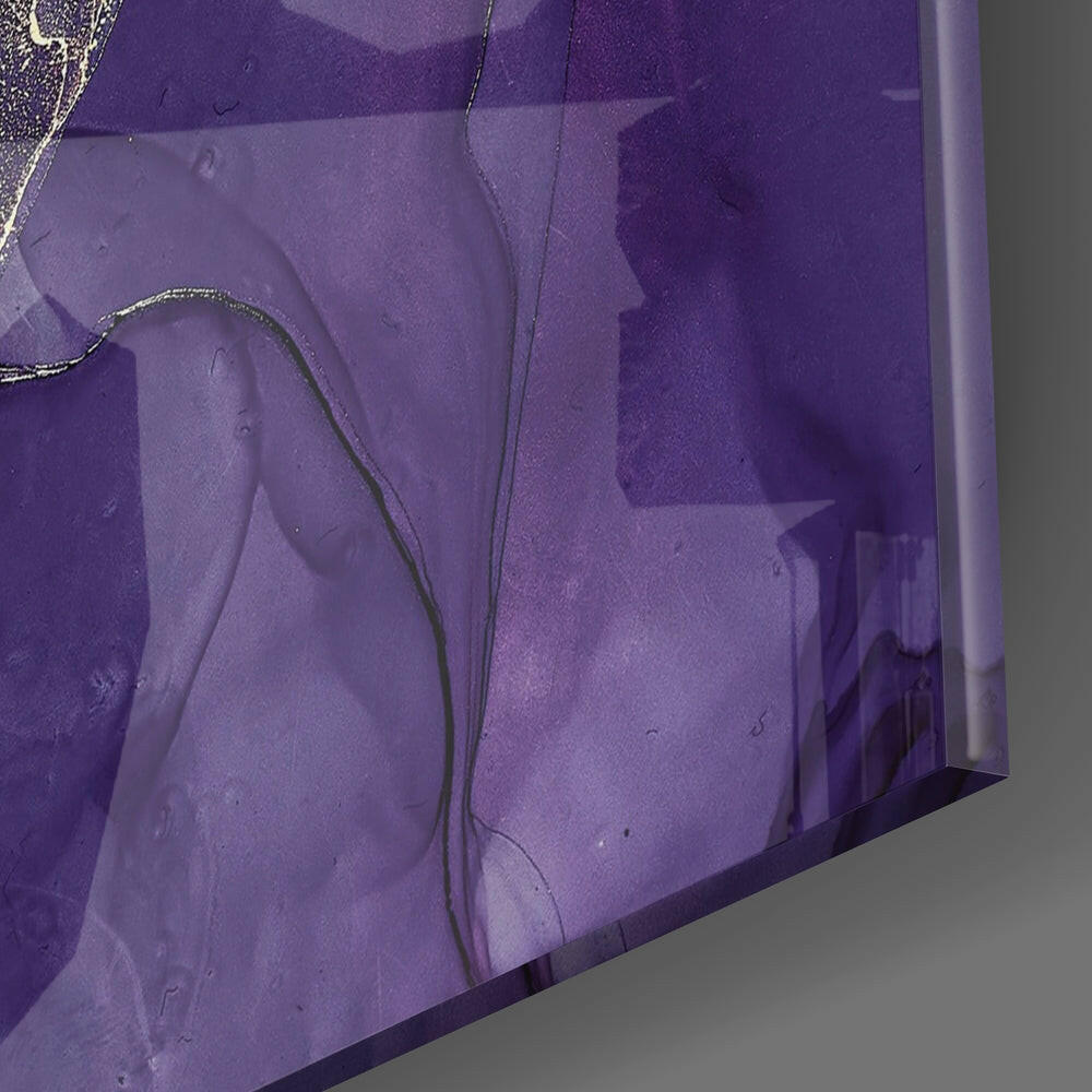 Abstract Glass Wall Art.