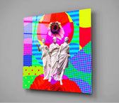 Sculpture Glass Wall Art.