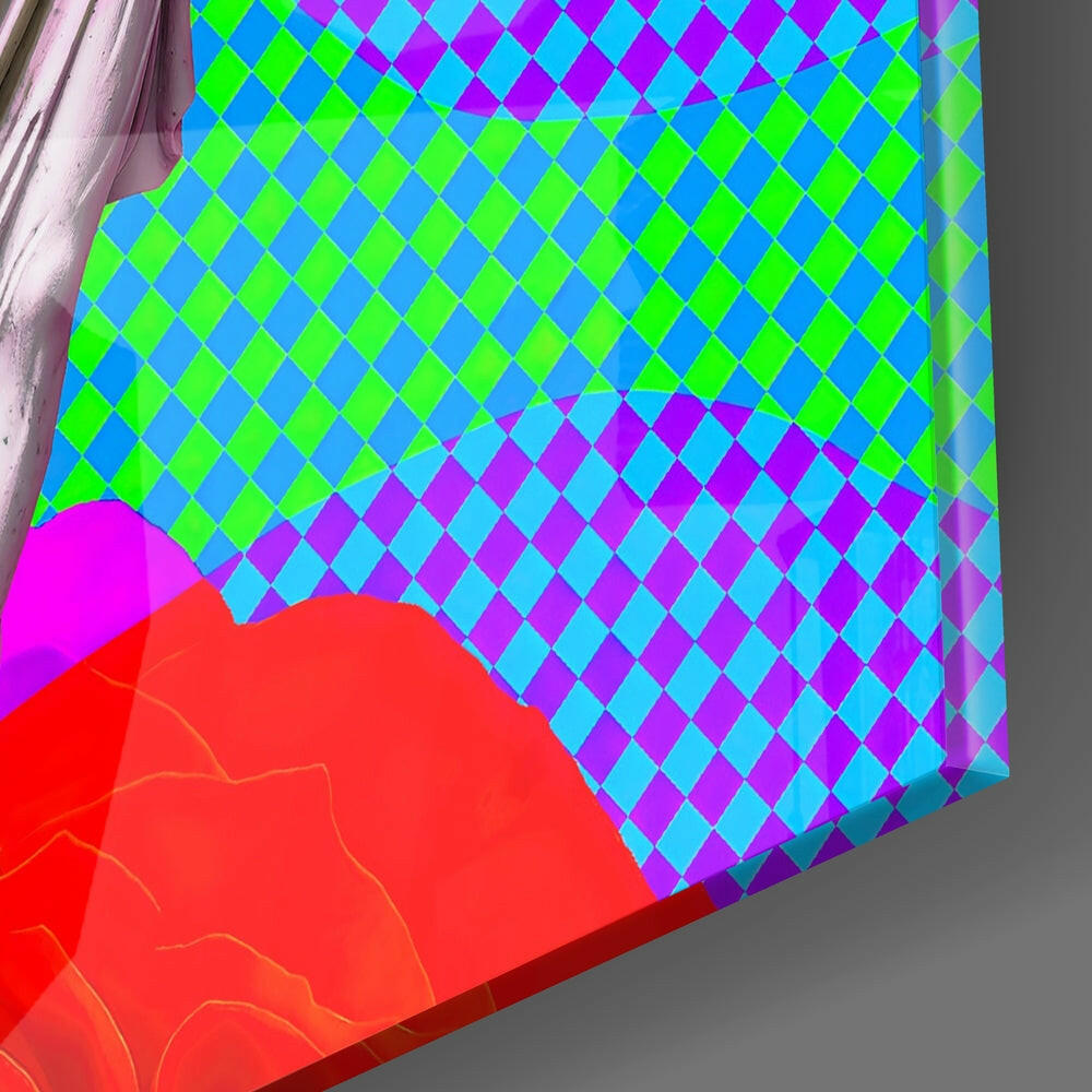 Sculpture Glass Wall Art.