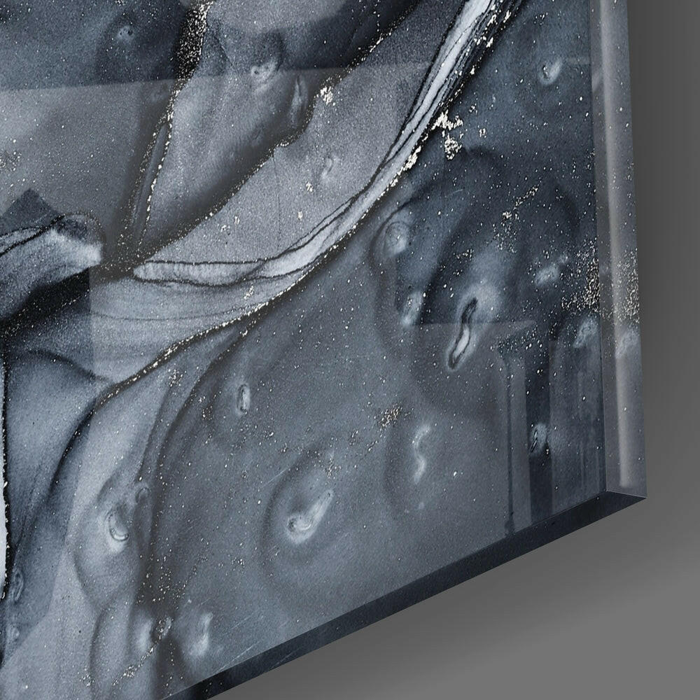 Abstract Glass Wall Art.