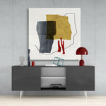 Abstract Pattern Glass Wall Art.