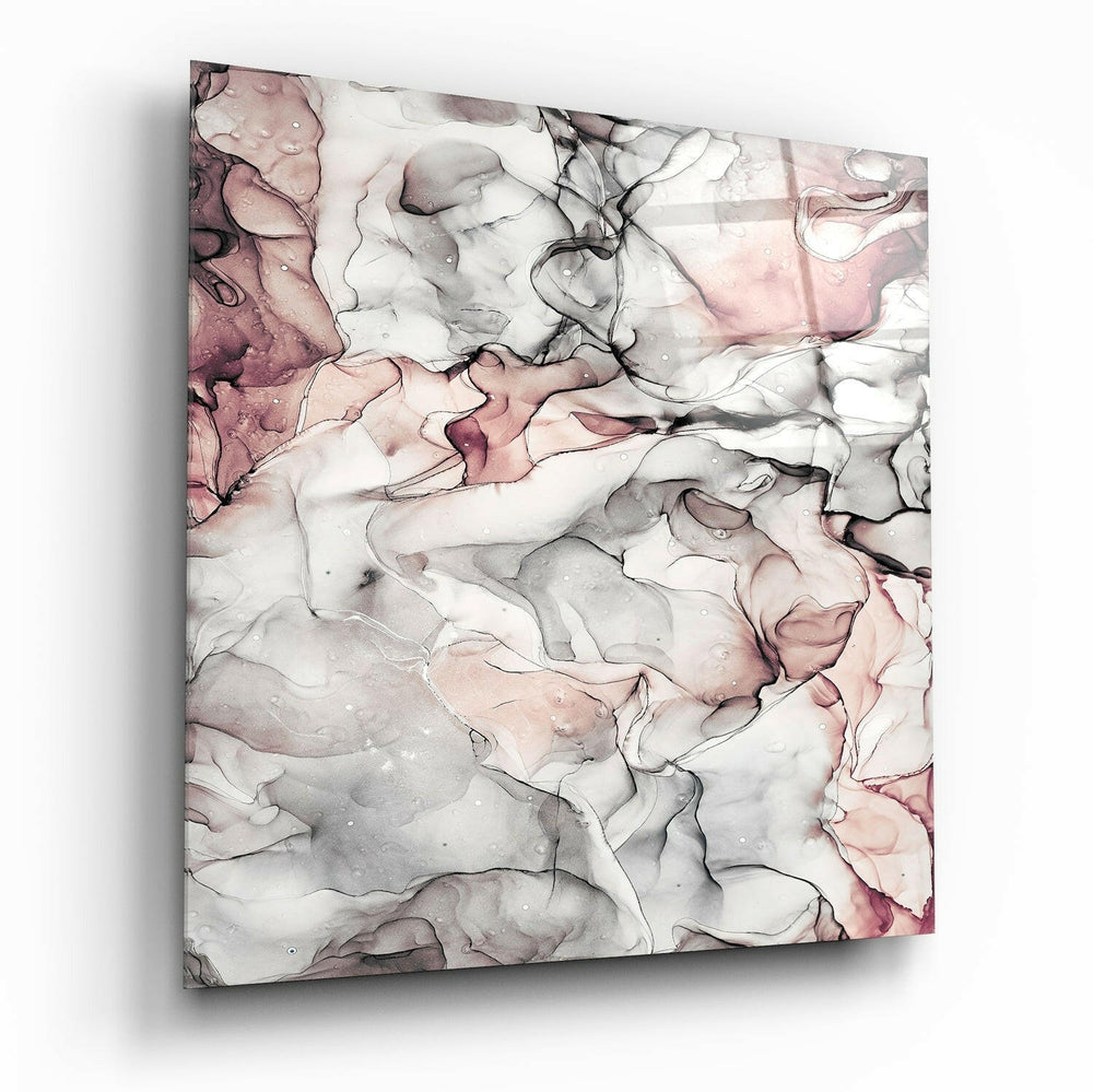 Abstract Glass Wall Art.