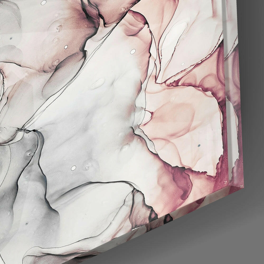 Abstract Glass Wall Art.