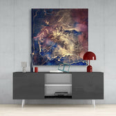 Abstract Glass Wall Art.