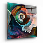 Meditation Glass Wall Art.