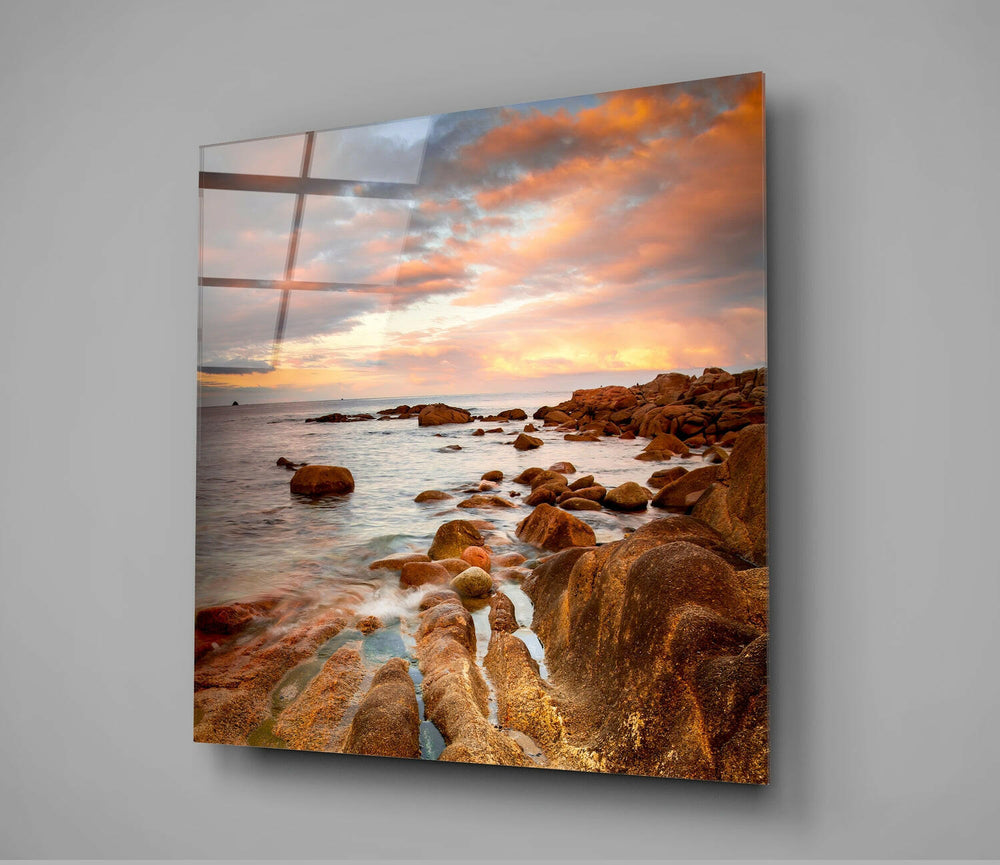 Color of the Sun Glass Wall Art.