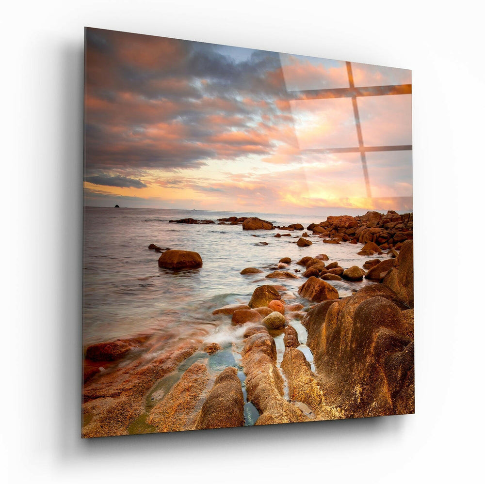 Color of the Sun Glass Wall Art.