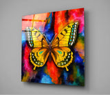 Butterfly Glass Wall Art | Insigne Art Design