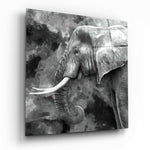 Elephant Glass Wall Art.