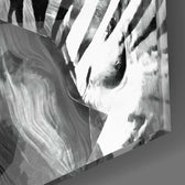 Zebra Glass Wall Art.