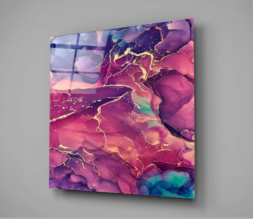 Glory of Pink Glass Wall Art.