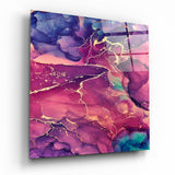Glory of Pink Glass Wall Art | Insigne Art Design
