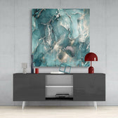 Abstract Glass Wall Art.