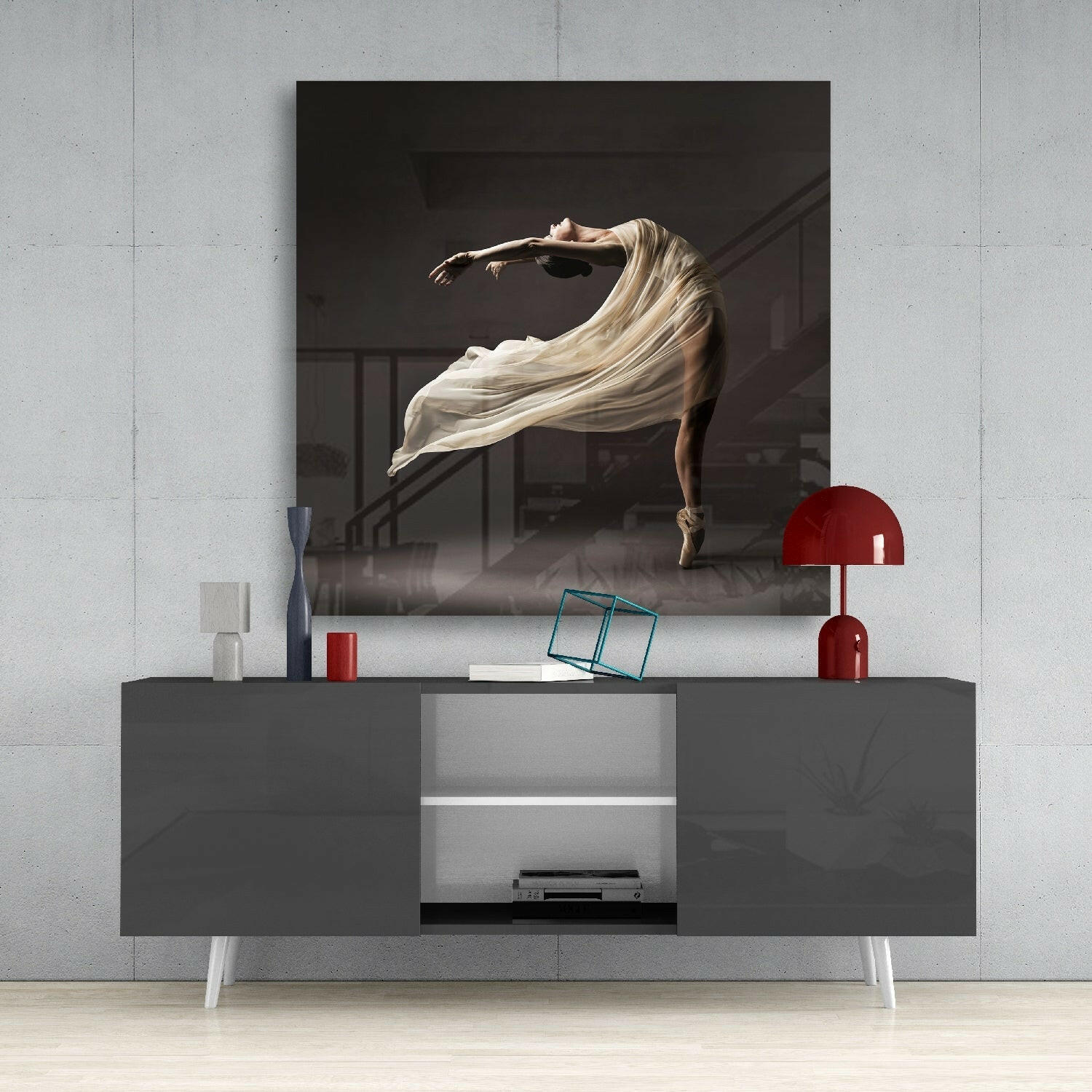 Ballerina Glass Wall Art.