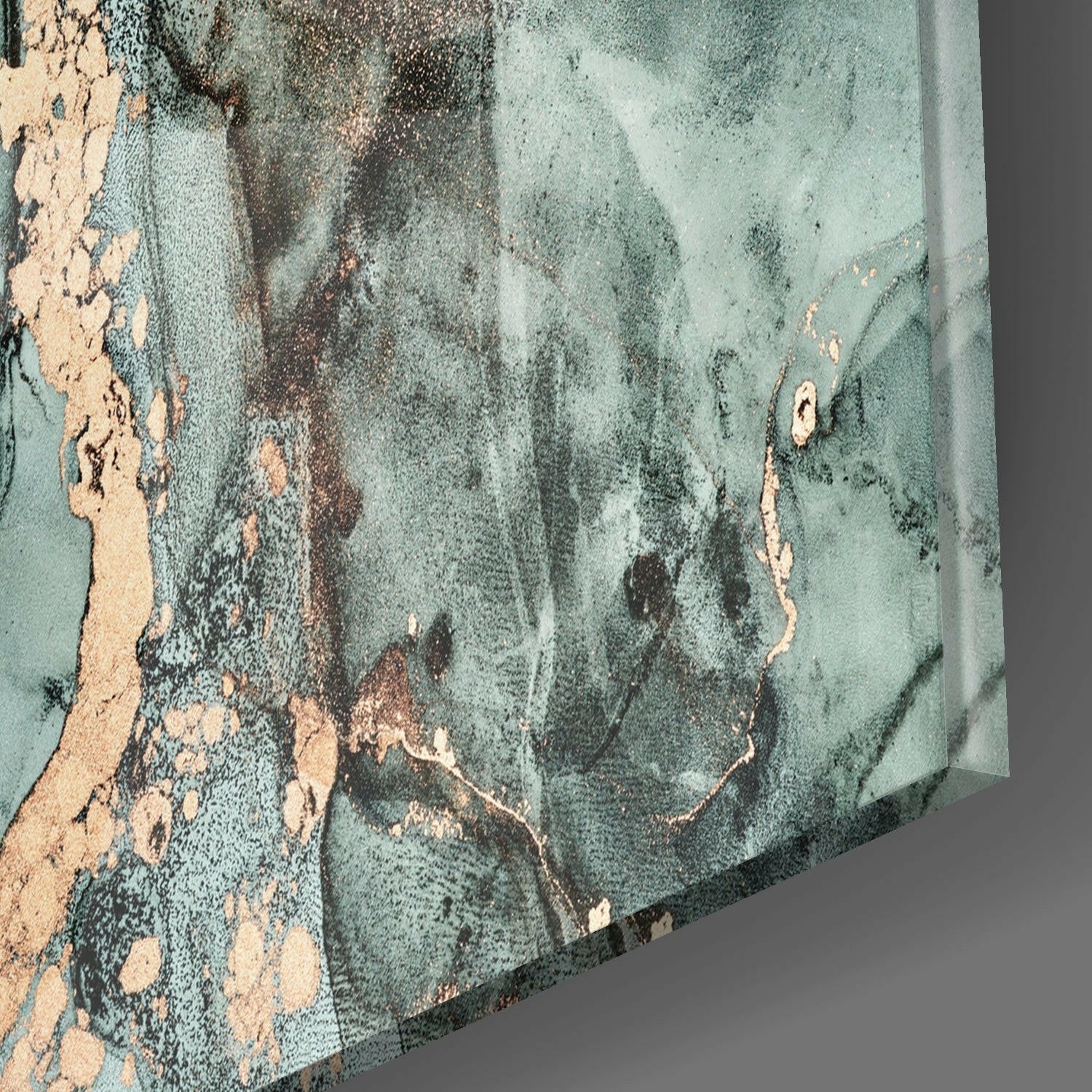 Colored Marble Glass Wall Art.