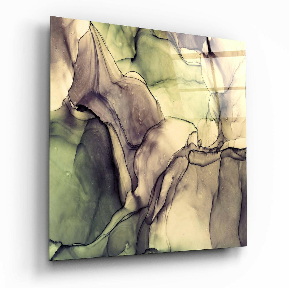 Colored Marble Glass Wall Art.