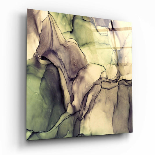 Colored Marble Glass Wall Art.