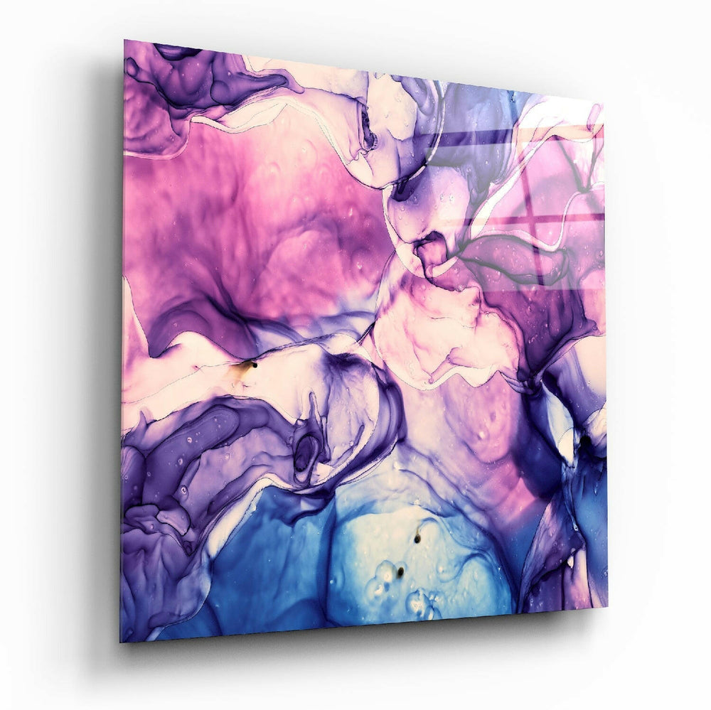 Colored Marble Glass Wall Art.
