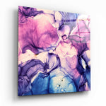 Colored Marble Glass Wall Art.