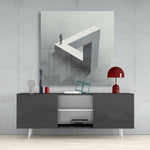 Dead End Glass Wall Art.