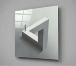Dead End Glass Wall Art.
