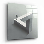 Dead End Glass Wall Art.