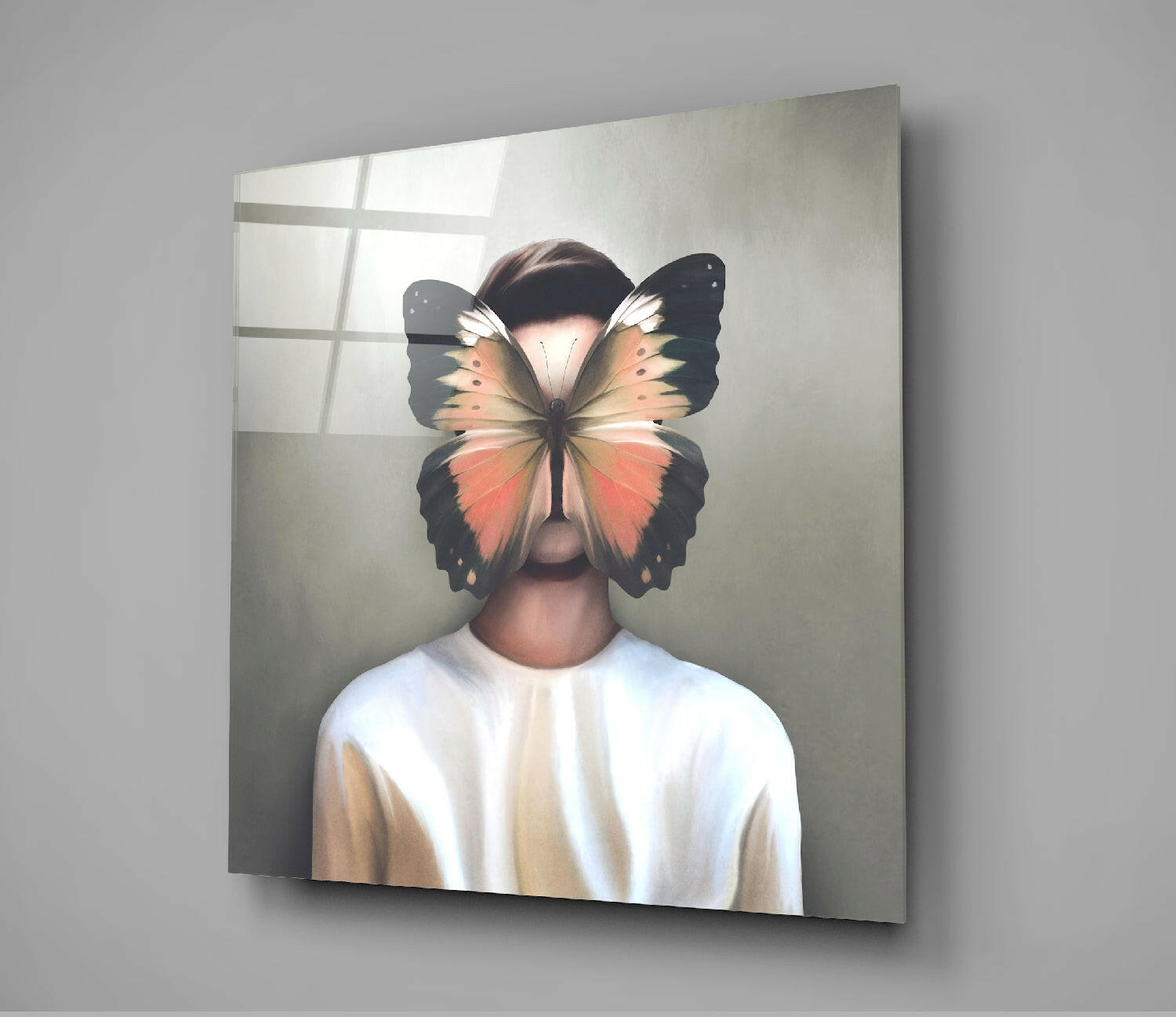 Butterfly Dreams Glass Wall Art.