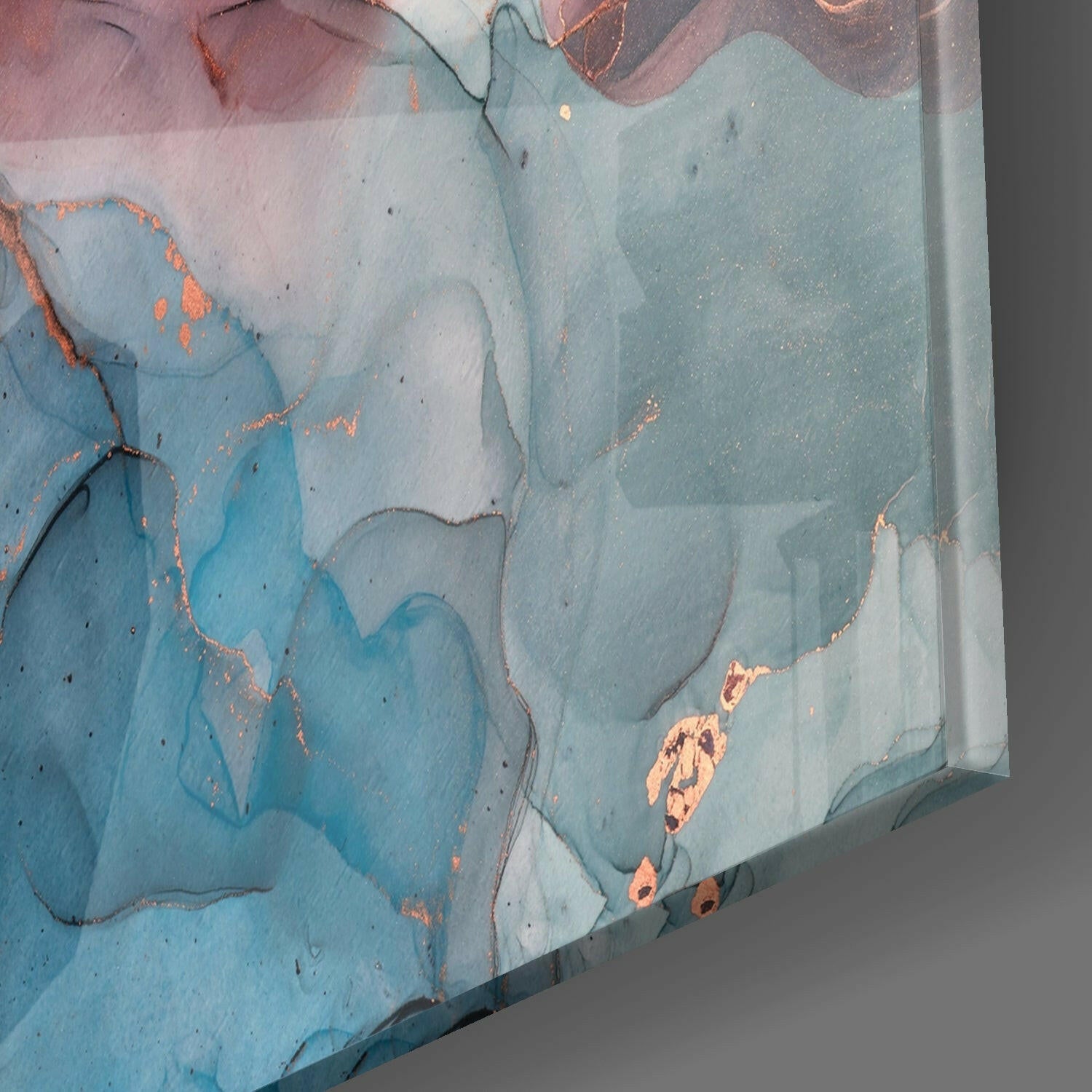 Colored Marble Glass Wall Art.