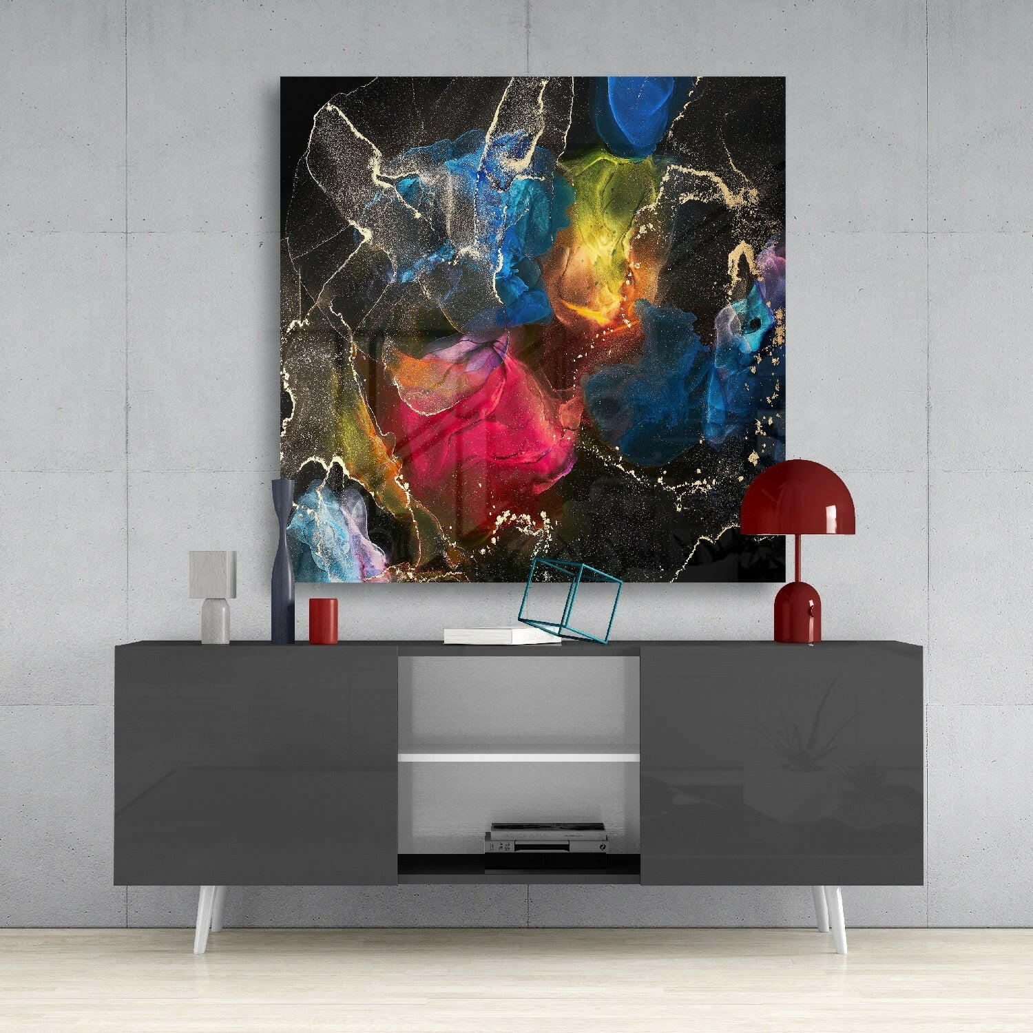 Energy Glass Wall Art.