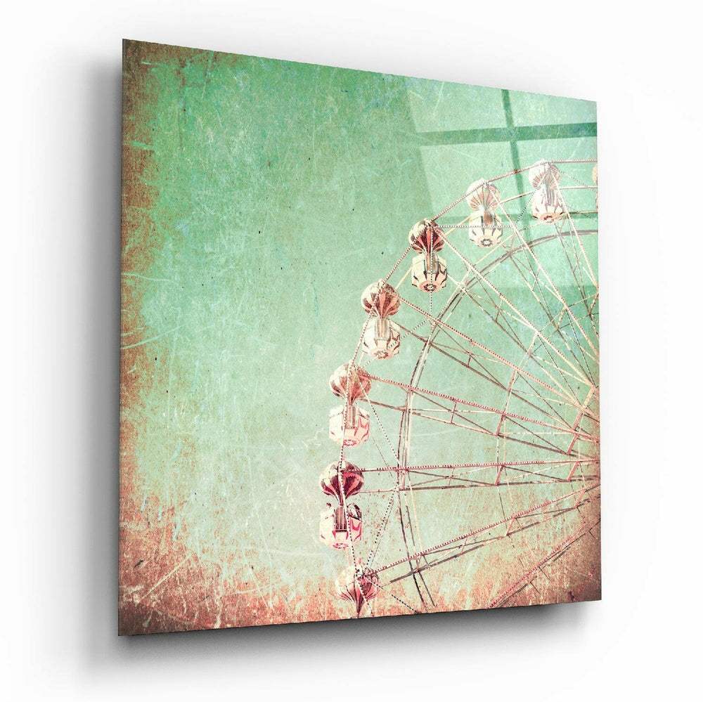Ferris Wheel Glass Wall Art.