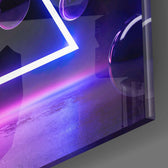 Triangle Glass Wall Art.