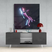 Astronaut Glass Wall Art.