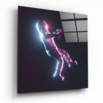 Astronaut Glass Wall Art.