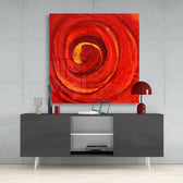 Cycle of Red Glass Wall Art.