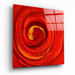 Cycle of Red Glass Wall Art.