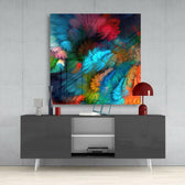 Color Explosion Glass Wall Art.