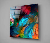 Color Explosion Glass Wall Art.
