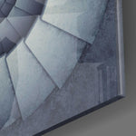 Endless Stairs Glass Wall Art.
