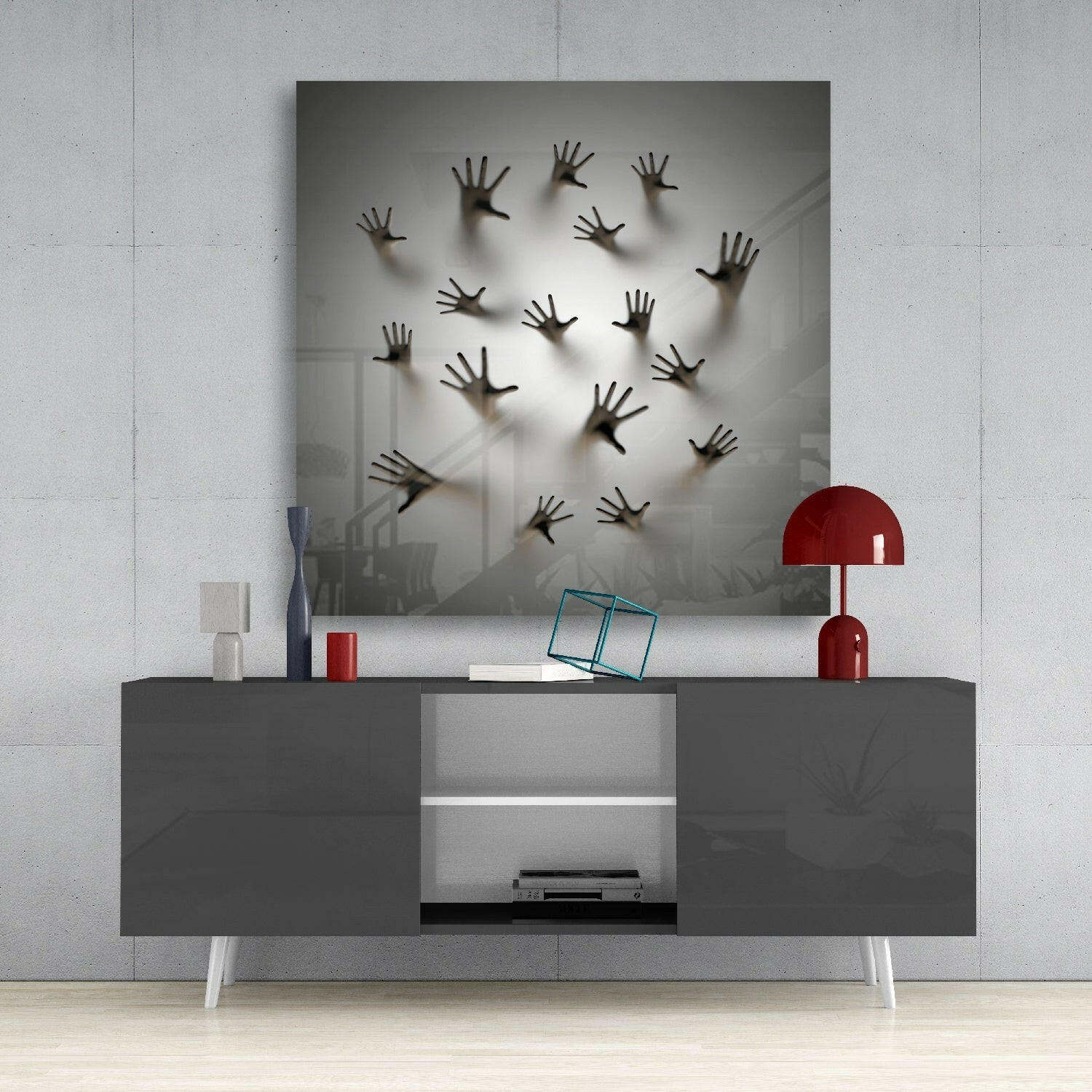 Independence Glass Wall Art.