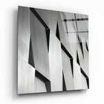 Modern Abstraction Glass Wall Art.