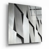 Modern Abstraction Glass Wall Art.